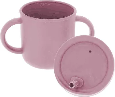 Obrázek produktu pro Hrnek na pití s uchy, Ø 12 x 10,5 cm, růžový