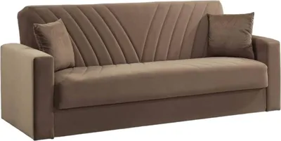 Immagine prodotto di Dmora Divano Letto 3 Posti Adda 81x214 cm Nero, Contenitore Reclinabile