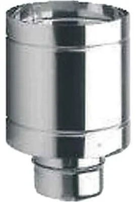 Immagine prodotto di FUMAIOLO INOX TONDO 'ANTIVENTO' Ø 160 mm