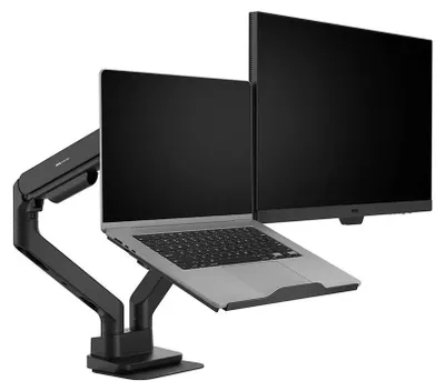 Zdjęcie produktu dla BenQ LTB01, Ramię notebooka, Czarny, 30,5 cm (12"), 43,2 cm (17"), 5 kg, 0 - 130 mm