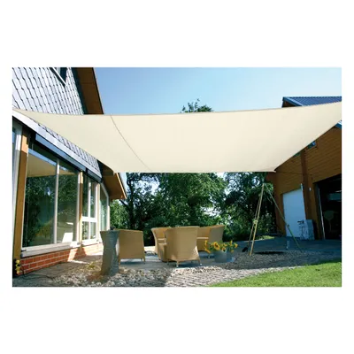 Produktbild von Happy Kidz Sonnensegel HappySun - Rechteck groß Farbe: cremefarben - wasserdicht 201300253 - cremefarben wasserdicht