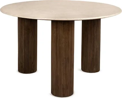 Produktbild von MaMaison Esstisch RAGNO 120 Holz / Marmor