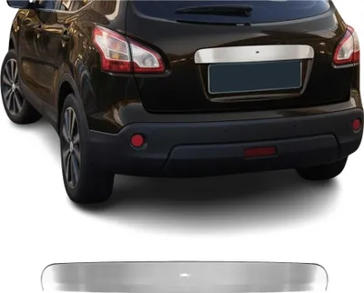 Image de Garniture de Hayon Coffre pour Nissan Qashqai 2006-2014 en acier inox Brossé