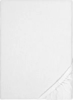Produktbild von Biberna Spannbettlaken f. Boxspringbett weiß 120x190 cm - 140x210 cm