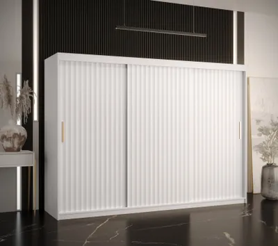 Produktbild von Kleiderschrank RADKIN 1 – Breite 250 cm, weiß