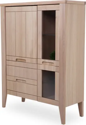 Produktbild von Highboard SANSIBAR DORNUM BHT 110x144x43 cm braun Hochkommode