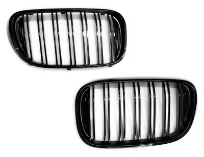 Kühlergrill Grill Schwarz GLANZ DOPPELSTEG für BMW 7er G11 G12 2015-12.2018 – Produktansicht