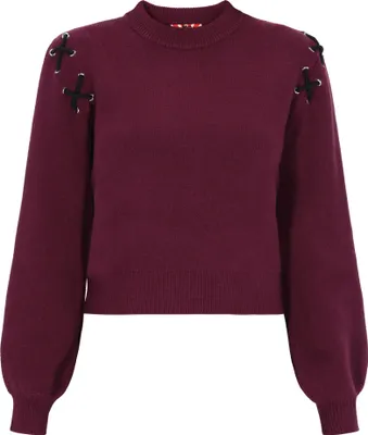 Image de Pull pour femme ASHDOWN - rouge, taille XS/S