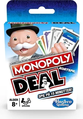 Produktbild von Hasbro Gaming Monopoly Deal, Kartenspiel, Sammlerstücke, 8 Jahr(e), 15 min, Familienspiel