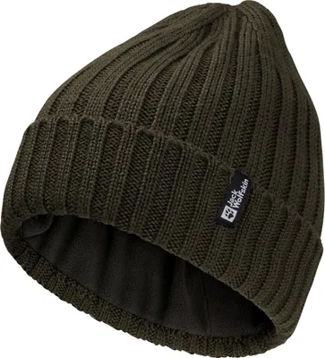 Produktbild von Jack Wolfskin Uni Rib Knit Beanie-Mütze, Peat, Einheitsgröße EU