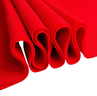 Productafbeelding van Kleurvilt, 1,4 mm viltvellen om te knutselen, 90 x 90 cm, rood