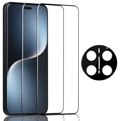 Zdjęcie produktu dla 2-pak Honor Magic 7 Pro Szkło ochronne na ekran & 1-pak ochrona obiektywu - Szkło hartowane 9H - Super jakość 3D