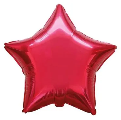 Zdjęcie produktu dla Balon foliowy 48cm Gwiazda czerwona - Godan