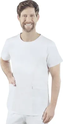 Produktbild von Herren Schlupfkasack OP Kasack Kleidung Altenpfleger Medizin Pflege Schlupfjacke, Größe:L