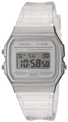 Produktbild von Casio Collection > Damen Analoguhr Tagesalarm Resinband > F-91WS-7EF