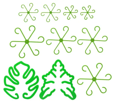 Produktbild von Set mit 10 Pflanzenstützen, Staudenhaltern und Rankhilfen, wiederverwendbare Pflanzenhalter für Monstera, Hortensien, Rosen und Tomaten, robust und ästhetisch für Garten, Terrasse und Innenräume