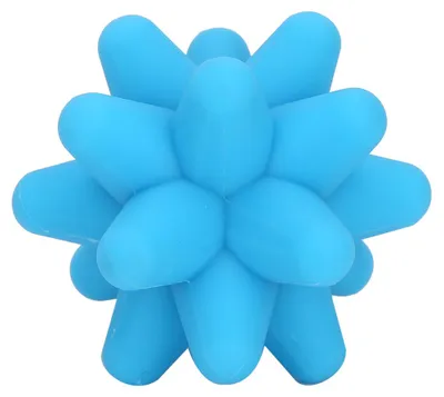 Produktbild von 2 Farben Akupunktmassageball Muskelfreisetzung Tiefengewebe Silikon FitnessballBlau