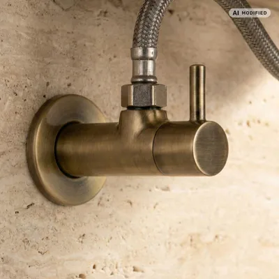 Produktbild von PaulGurkes Eckventil 1/2" auf 3/8" Messing Bronze 1 Stück