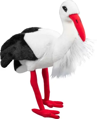 Image de Mascotte Semo Cigogne debout 33 cm