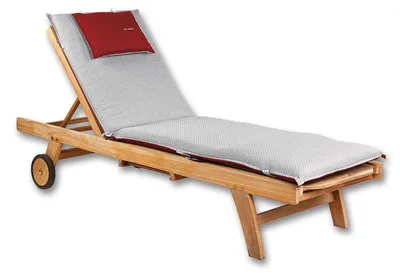 Obrázek produktu pro DE LUXE Karmínově červená – potah na lehátko