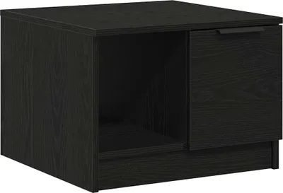 Image de vidaXL Table basse Chêne noir 50 x 50 x 36 cm Bois composite
