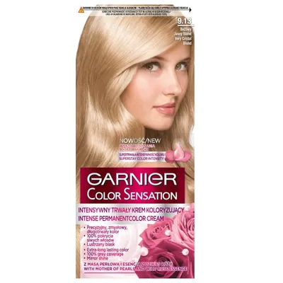 Zdjęcie produktu dla Garnier Color Sensation Krem koloryzujący 9.13 Beżowy Jasny Blond