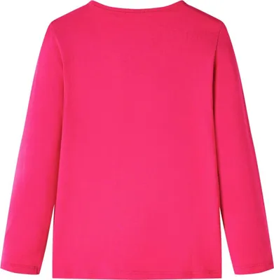 Produktbild von vidaXL Kinder-Langarmshirt Knallrosa 92