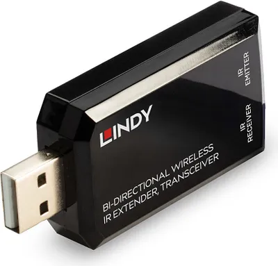 Produktbild von Lindy 38331, AV-Sender und -Empfänger, 150 m, Kabelgebunden, Schwarz