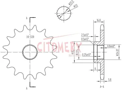 Produktbild von Kettensatz für Yamaha XJ 600 S Diversion 4BR RJ01 4LX RJ014 1992-2003 X-Ring verstärkt "16 zu 48"