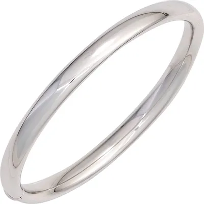 Produktbild von JOBO Armreif 925 Sterling Silber rhodiniert oval Kastenschloss