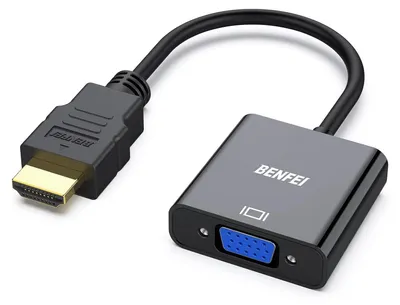 Produktbild von BENFEI Kabeladapter HDMI auf VGA Adapter Unidirektional Konverter