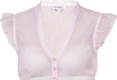 Produktbild von Dirndlbluse Waldbrunn Flügelarm puderrosa 32