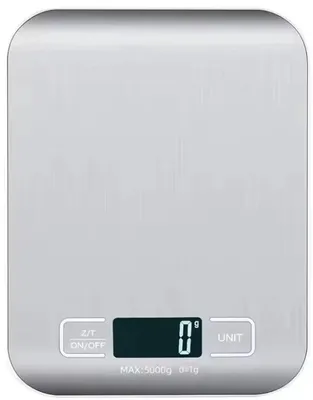 Produktbild von Digitale Küchenwaage – Waage – Küchenwerkzeug – digital – bis zu 5 kg – Edelstahl – CHPN