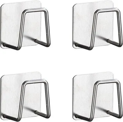 Produktbild von Famanu Serviettenhalter aus Edelstahl - Set von 4