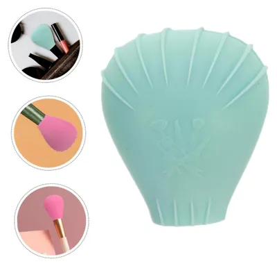 Produktbild von 4er Set Silikonhüllen für Make-up Pinsel mit Kappe