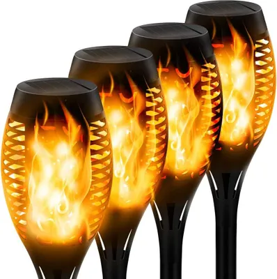 Produktbild von Garten Solarleuchte Solarlampen 12LED Solar Lampe IP65 Wasserdicht Außenleuchte