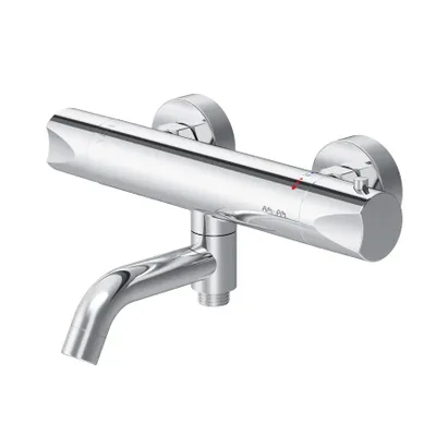 Produktbild von AM.PM Wannenarmatur Thermostat Chrom Badewannenarmatur Wannenbatterie Duscharmatur Dusche Wannenthermostat Wannen-Thermostatarmatur