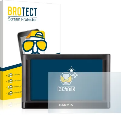 Produktbild von 2x BROTECT Schutzfolie für Garmin nüvi 55LT Displayschutz Displayschutzfolie Folie Matt Entspiegelungsfolie