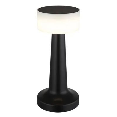 Image de Lampe de table sans fil avec batterie Touch Dimmer Lampe de table à intensité variable noire 58447S