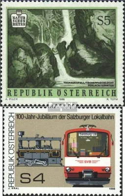 Produktbild von Briefmarken Österreich 1986 Mi 1853,1854 (kompl.Ausg.) gestempelt Sondermarken