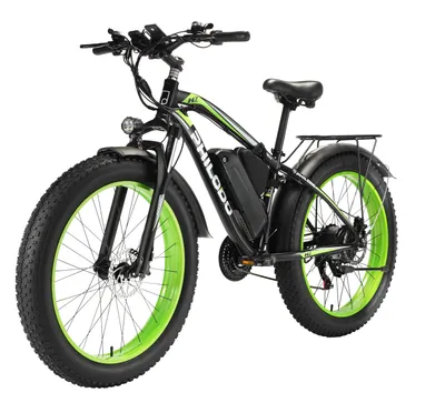 Produktbild von H7 PRO Elektrofahrrad, 48 V 17,5 Ah, hydraulische Scheibenbremsen, Aluminiumrahmen, 150 kg, grün