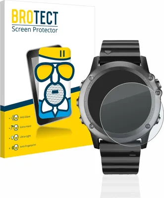 Produktbild von BROTECT Entspiegelungs Schutzglas für Garmin fenix 3 / 3 HR Schutzfolie Panzer Folie Glas Display Schutz matt