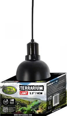 Obrázok produktu pre Reptile Nova 5,5" (14 cm) reflektorové tienidlo - keramická pätica E27