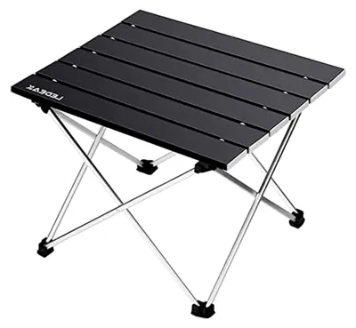Produktbild von Tragbarer Klapptisch aus Aluminium, ultraleicht mit Tragetasche, ideal für Camping, Picknick, Kochen, Garten, Wandern und Reisen