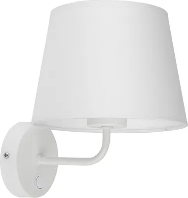Image de Applique MAJA blanche 1xE27x15W en tissu, dimensions : 25x19x23 cm, IP20, TK-Lighting