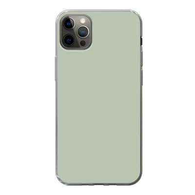 Produktbild von MuchoWow® Handyhülle Schutzhülle Hülle für iPhone 12 Pro Max Farbe - Mintgrün - Innenausstattung Silikon Softcase Handy Hülle - Hartschale
