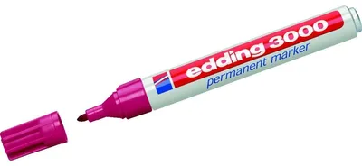 Produktbild von Edding 3000, Rot, Rundspitze, Mehrfarbig, Aluminium, 1,5 mm, 3 mm