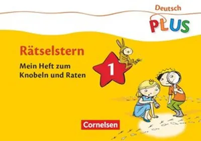 Obrázek produktu pro Deutsch plus Grundschule. Rätselstern 1. Schuljahr. Das Rätselheft 1