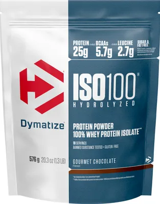 Immagine prodotto di DYMATIZE Proteine del siero di latte in polvere Shake ISO 100 Proteine idrolizzate Cioccolato Gourmet 576 g