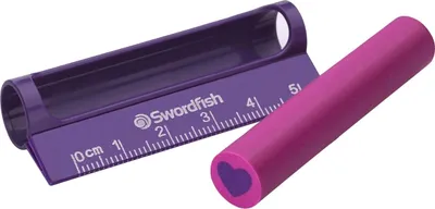 Produktbild von Radierer Line Out 5cm mit Lineal farbig sortiert Packung mit 24 Stück